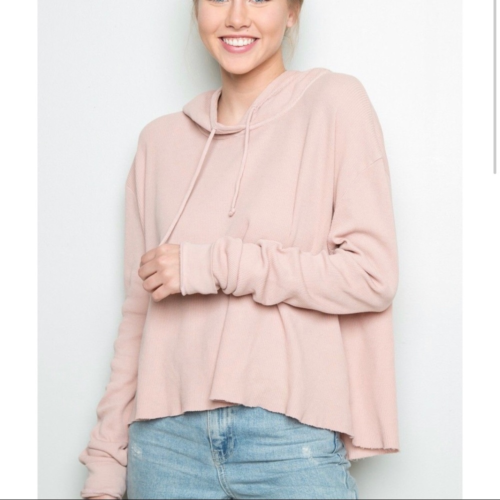 pink brandy melville hoodie